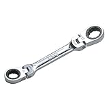 【KTC工具】 ショートラチェットめがねレンチ (両頭首振りタイプ)　（14X17 mm） / MR1S-1417F