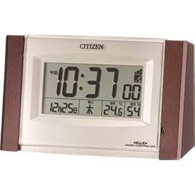 【クリックで詳細表示】CITIZEN (シチズン) 目覚し時計 パルデジットR067 デジタル 電波時計 8RZ067-006