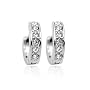 Boucles d'oreilles Ligne de cristal plaqu� or + Cr&hellip de Zaa