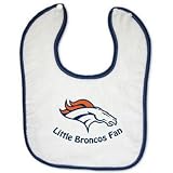 Denver Broncos Button Baby Bib