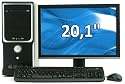 PC - CSL Speed Vision 7114 - DualCore! Intel Pentium Dual-Core E5300 2× 2600MHz, 500GB SATA, 4096MB DDR2, GeForce 7100, DVD-RW, Sound, Gig LAN, 20.1" TFT, Logitech-Tastatur und -Maus