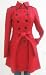 Guess Belted Wool Coat, Jacket, Rouge Large, Mw449