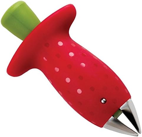 TAS ONLINE MALL 1 Pc Strawberry Stem Gem Leaves Huller Remover Removal Fruit Corer Kitchen Tool