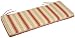 43-Inch Bench Cushion, Olive, Brick, Stripe