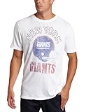 NFL Men's New York Giants Heather Vintage Short Sleeve Crew (Classic White, XX-Large)