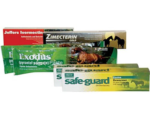 Premium Annual Equine Deworming Kit, (1 horse for 1 year)