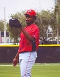 Edinson Volquez Signed Cincinnati Reds 8x10 Photo