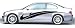 #150 pair of large TRIBAL WAVES vinyl body graphics by STREET KING DECALS. Available ...