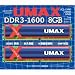 【8GB(4GB×2)】 UMAX DDR3 1600Mhz 240pin (PC3-12800 2枚組) Cetus DCDDR3-8GB-1600OC 【8GB(4GB×2)】 UMAX DDR3 1600Mhz 240pin (PC3-12800 2枚組) Cetus DCDDR3-8GB-1600OC