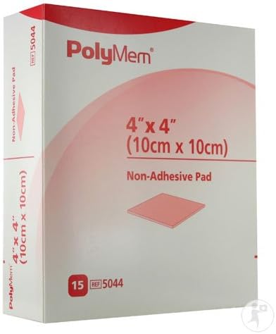 POLYMEM FOAM PAD 4 X 4 NONADH (BX)