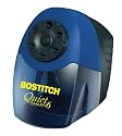 Stanley Bostitch QuietSharp6 Classroom Pencil Sharpener With 6-holes And Quiet Motor, Blue (EPS10HC)
