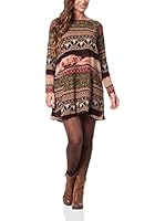 Peace & Love Vestido (Marrón)