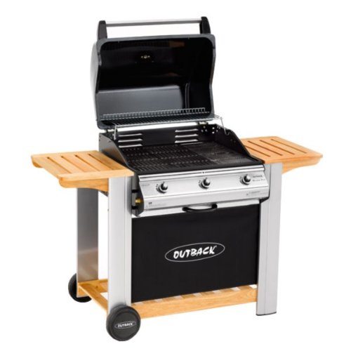 Outback Spectrum 3 Burner Hooded Gas Barbecue with Free Cover