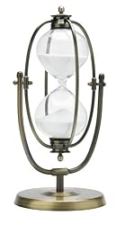 River City Clocks 13 Inch 60 Minute Brass Flip-over Hourglass Timer - Model # 1360BR