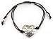 4030232 Christian Love Heart Pull String Bracelet