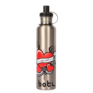 Click here to buy Botl Wide Mouth Stainless Steel 32-Ounce Water Bottle.