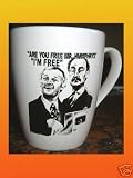 Click for more about ARE YOU BEING SERVED? pink ceramic MUG Comedy Series - BURSTING MEMORABILIA.