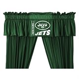 Sports Coverage NFLJetsDV New York Jets Drapes and Valance