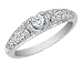 Diamond Engagement Ring 1/4 (ctw) in White Gold