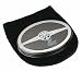 Kitchen & Housewares : Danielle Pearl Black Oval Compact 5x Magnification Mirror Made With Swarovski Elements And Comes With Gift Box & Pouch