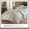 Royal Hotel's 1200 Thread Count California King Size Goose Down Alternative Comforter 100% Egyptian Cotton 1200 TC - 750FP - 50Oz - Solid White