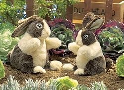 Dutch Rabbit Puppet 10" by Folkmanis Puppets