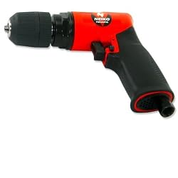 Professional-Grade 3/8" Reversible Air Drill - Keyless Chuck 1800 RPM