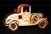 Extra 40% Off Handcrafted Wooden Toy Car Classic Vintage Model CMC_MODELT_004