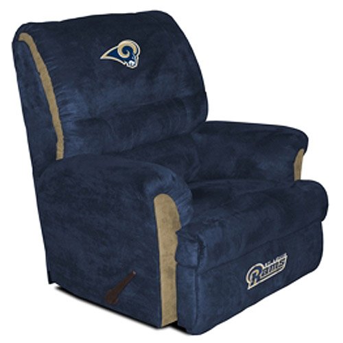 Buy St. Louis Rams NFL Team Logo Big Daddy Recliner by Baseline Sports