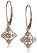 Amazon price tracker, Amazon price history charts, 10k Yellow Gold Diamond Lever Back Floral Design Earrings (1/20 cttw, I-J Color, I2-I3 Clarity)