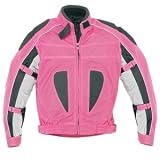 Vega Mainstay Black/Pink X-Large Ladies Mesh Jacket