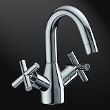 from Sanlingo Design Cross head Kitchen Sink Mixer High Gloss Chrome Sanlingo