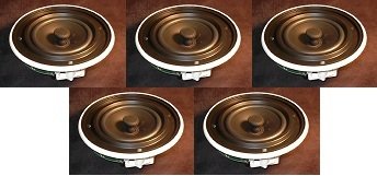 Digital Audio In Ceiling Speaker 6.5 Inch Low Profile 5.1 Surround Sound Coaxial Pivoting Tweeter Speaker Solution (Set of 5) Digital Audio In Ceiling Speaker 6.5 Inch Low Profile 5.1 Surround Sound Coaxial Pivoting Tweeter Speaker Solution (Set of 5)