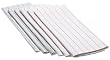 DII Lint Free Set of 6 Glass Towels Mixed
