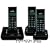 Binatone Style 1210 Triple Digital Cordless Telephone With Answer Machine - Black