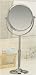 Telescoping Reversible Table Vanity Mirror 5x/1x Magnification Polished Chrome Finish