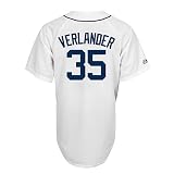 Justin Verlander Detroit Tigers Replica Home Jersey by Majestic