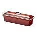 Le Creuset Enameled Cast-Iron 4-by-12-2/3-Inch Pate Terrine, Cherry