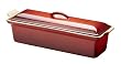 Le Creuset Enameled Cast-Iron 4-by-12-2/3-Inch Pate Terrine, Cherry