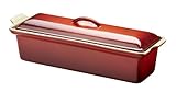 Le Creuset Enameled Cast-Iron 4-by-12-2/3-Inch Pate Terrine, Cherry
