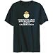 T-Shirt Mens Navy Blue " Confucius says: Gambian food makes Gambian poo! " Countries Large