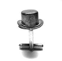 Monopoly Top Hat Game Piece Token Cufflinks w/Gift Box