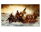 Washington Crossing the Delaware, c.1851 Art Poster Print by Emanuel Gottlieb Leutze, 14x11