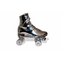 Areaware HARSKC Roller Skate Door Stop, Chrome