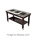 Lakeside 79850 Induction Cooking Cart, 60"W x 27"D x 36"H, Rectangular Shaped Top