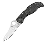 Spyderco Stretch Lightweight plain Edge Knife,Black
