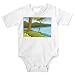 Onesie with water, tree, 