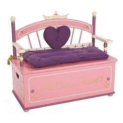 Levels of Discovery Princess Toy Box Bench