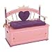 Levels of Discovery Princess Toy Box Bench
