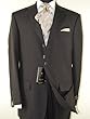 ~NEW ARRIVAL~New Modern Italian 3 Button Men Suits Virgin Wool 140s~highest Quality Perfect Fit~DK Brown Stripe ~NEW ARRIVAL~New Modern Italian 3 Button Men Suits Virgin Wool 140s~highest Quality Perfect Fit~DK Brown Stripe
